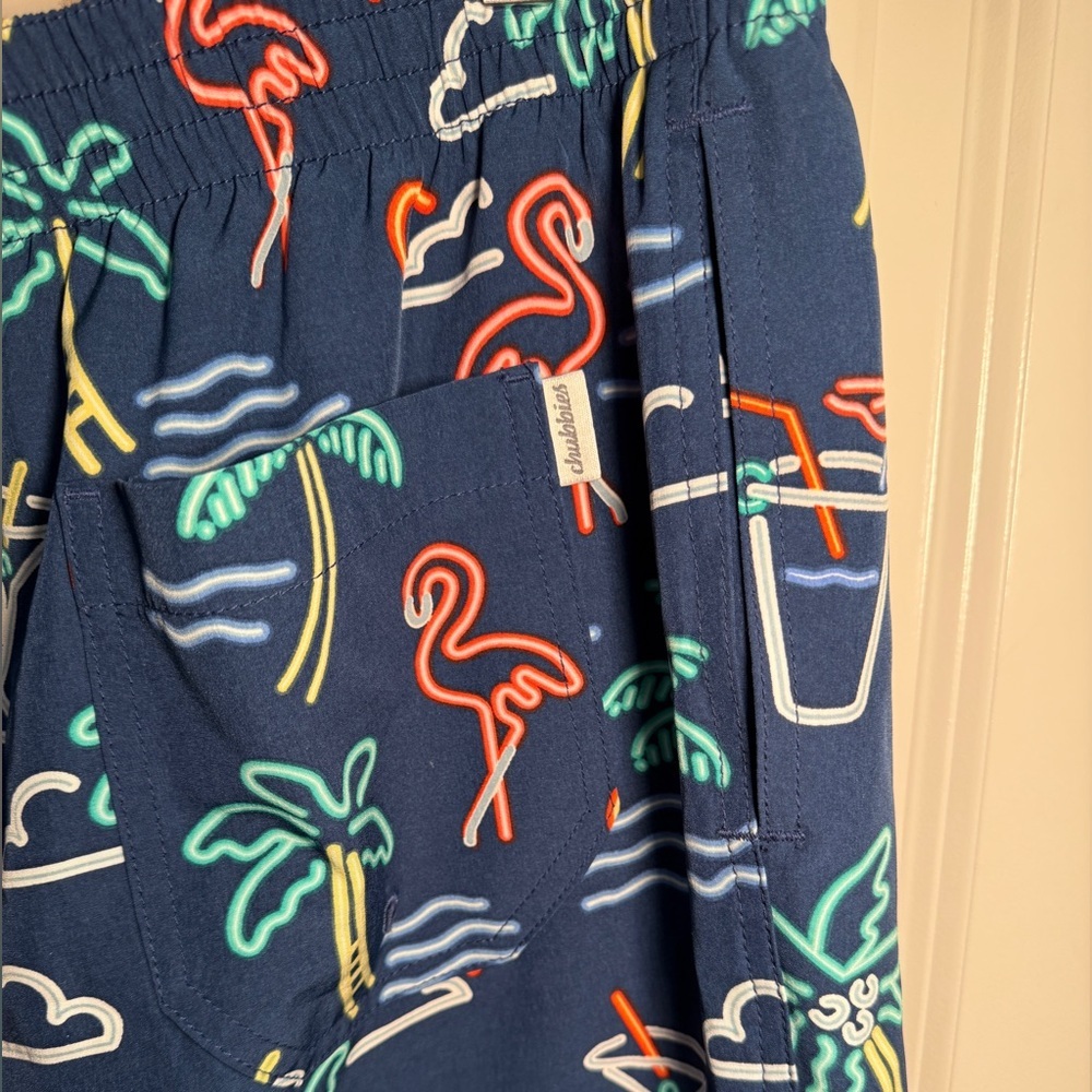 CHUBBIES - Neon Lights Swim Trunks, Men’s 2XL - Picture 7 of 12